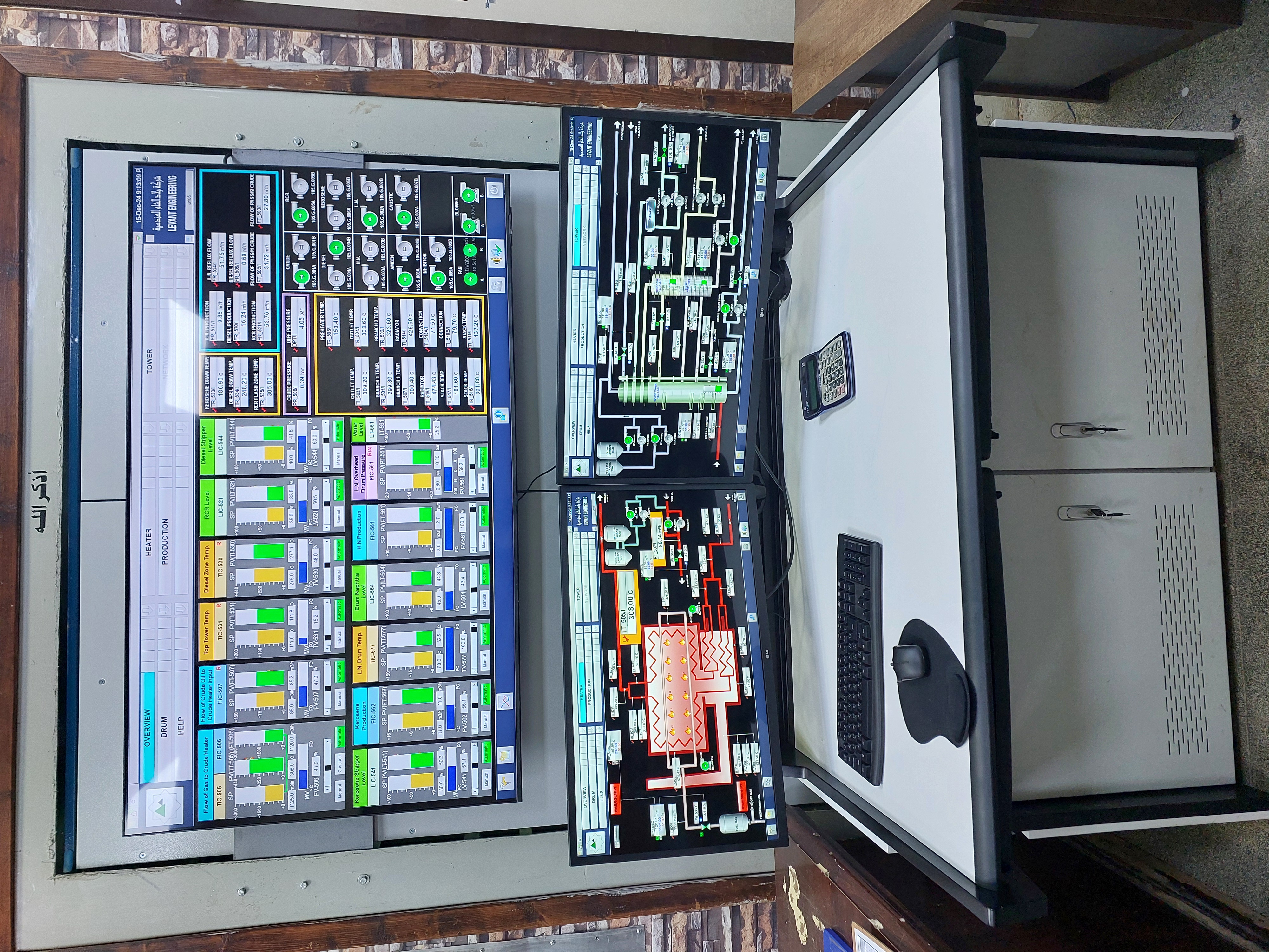 Kirkuk Refinery Unit 105 and 107 Design, Supply, Install and Commissioning for New DCS system