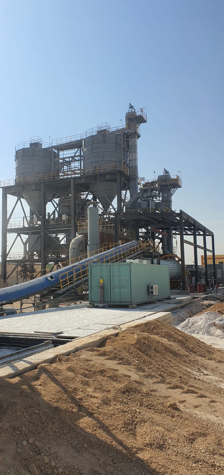 AlFayhaa Cement Plant Electrical and Automation Installation and Commissioning Work for 20tph White Cement Mobile Grinder Station